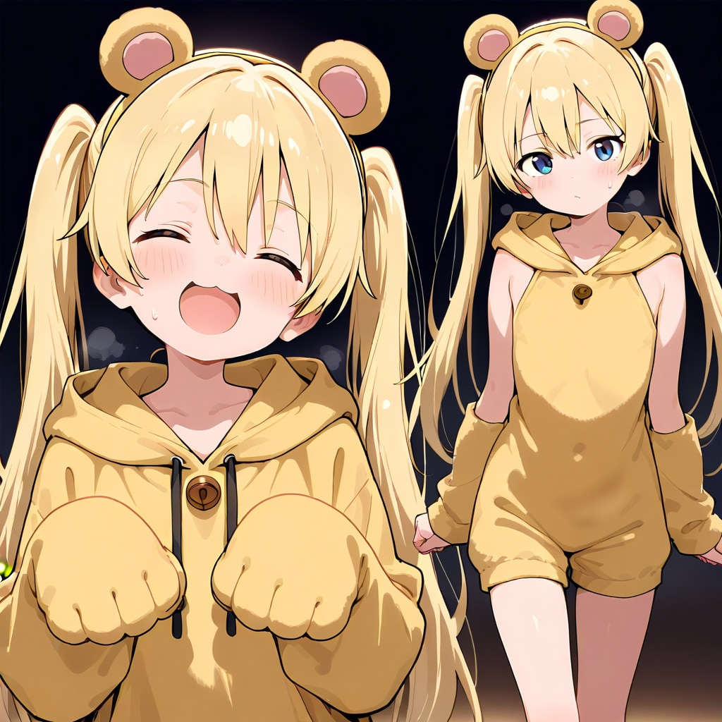 耳をつけた日咲