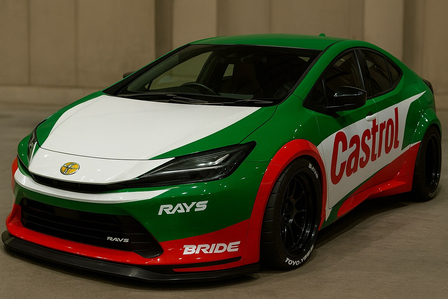 カストロールプリウスレーシングカー | の人気AIイラスト・グラビア