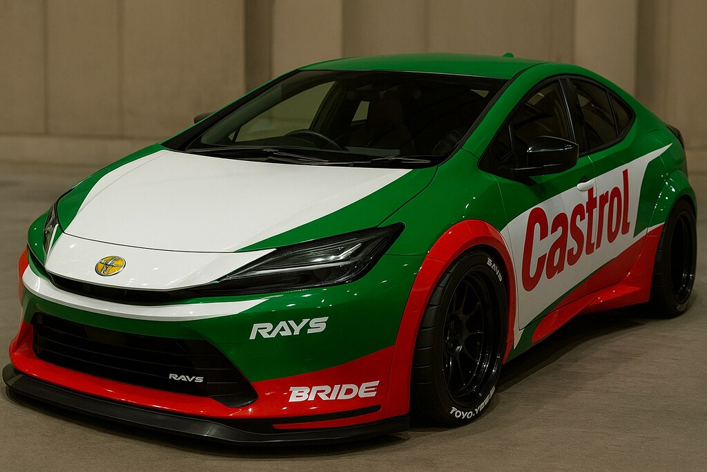 カストロールプリウスレーシングカー