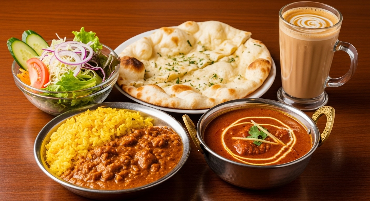 摩訶不思議食堂のカレー食セット | の人気AIイラスト・グラビア