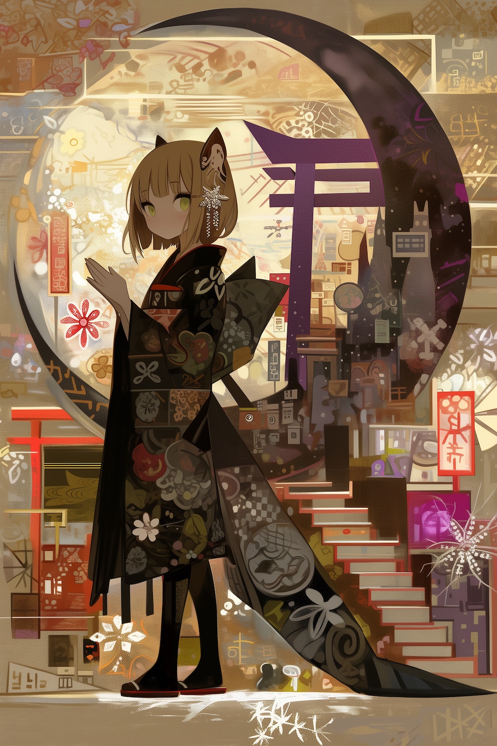 澄んだ空気の中で