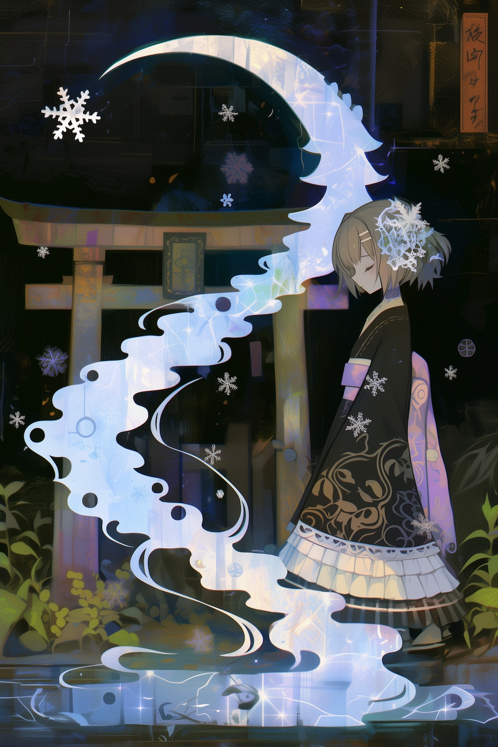 澄んだ空気の中で