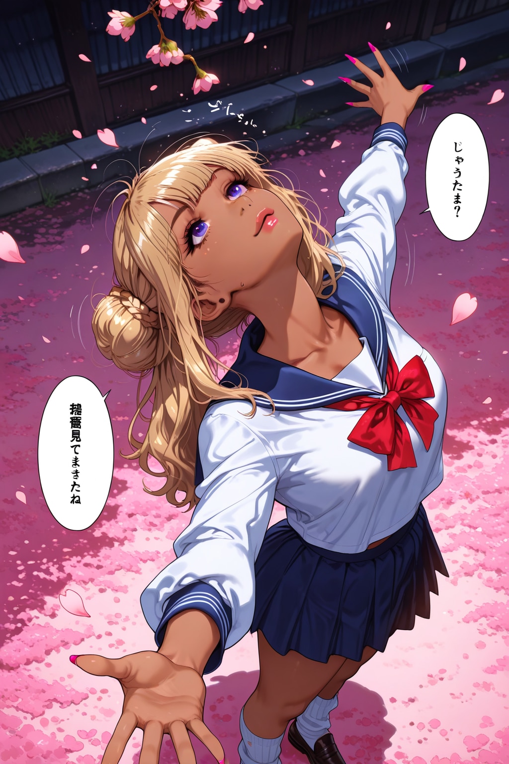 桜さん、はれて女子高生になれました