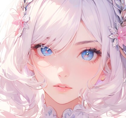 青い眼差し