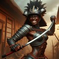 黒人女サムライ 7枚目