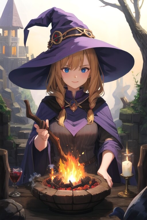魔女の谷 | の人気AIイラスト・グラビア