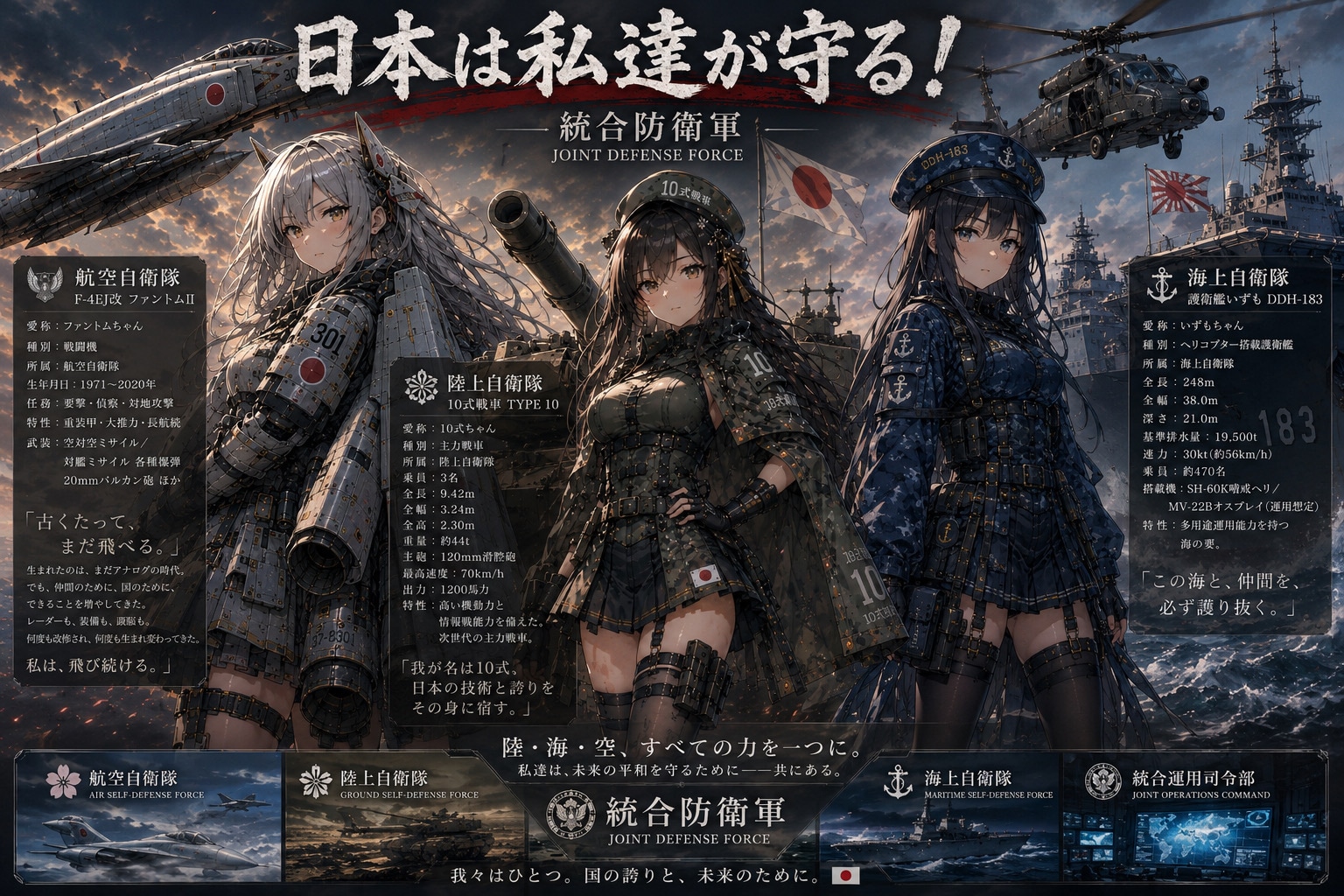 統合防衛軍(陸、海、空) | の人気AIイラスト・グラビア