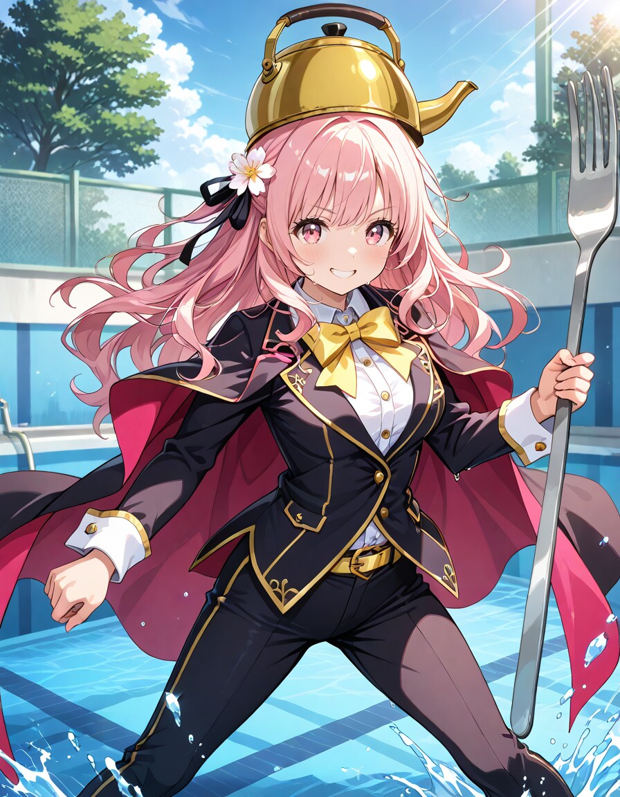 プール掃除…？