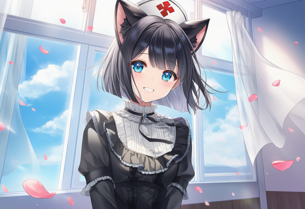 猫耳保健委員  (膝枕要員)