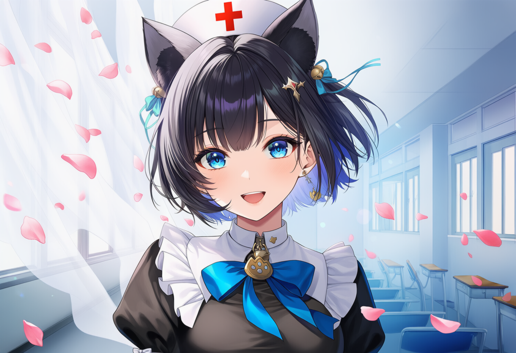 猫耳保健委員  (膝枕要員)
