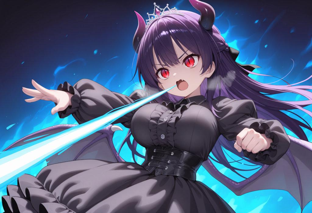 ドラゴン娘・竜の吐息