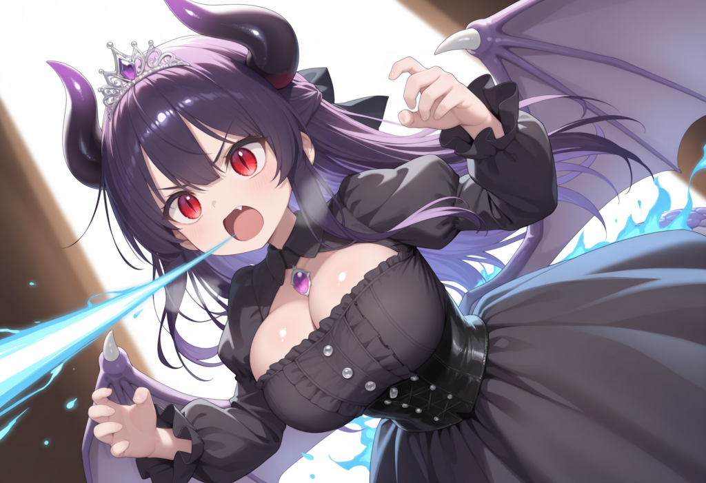 ドラゴン娘・竜の吐息