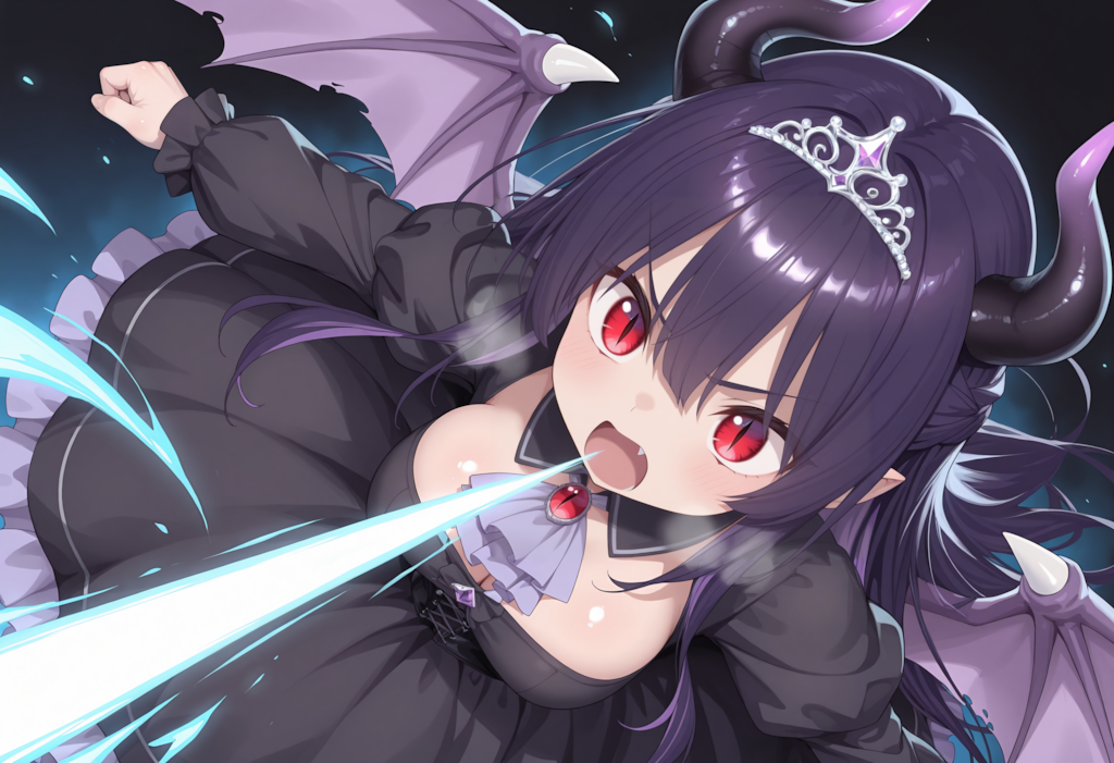 ドラゴン娘・竜の吐息