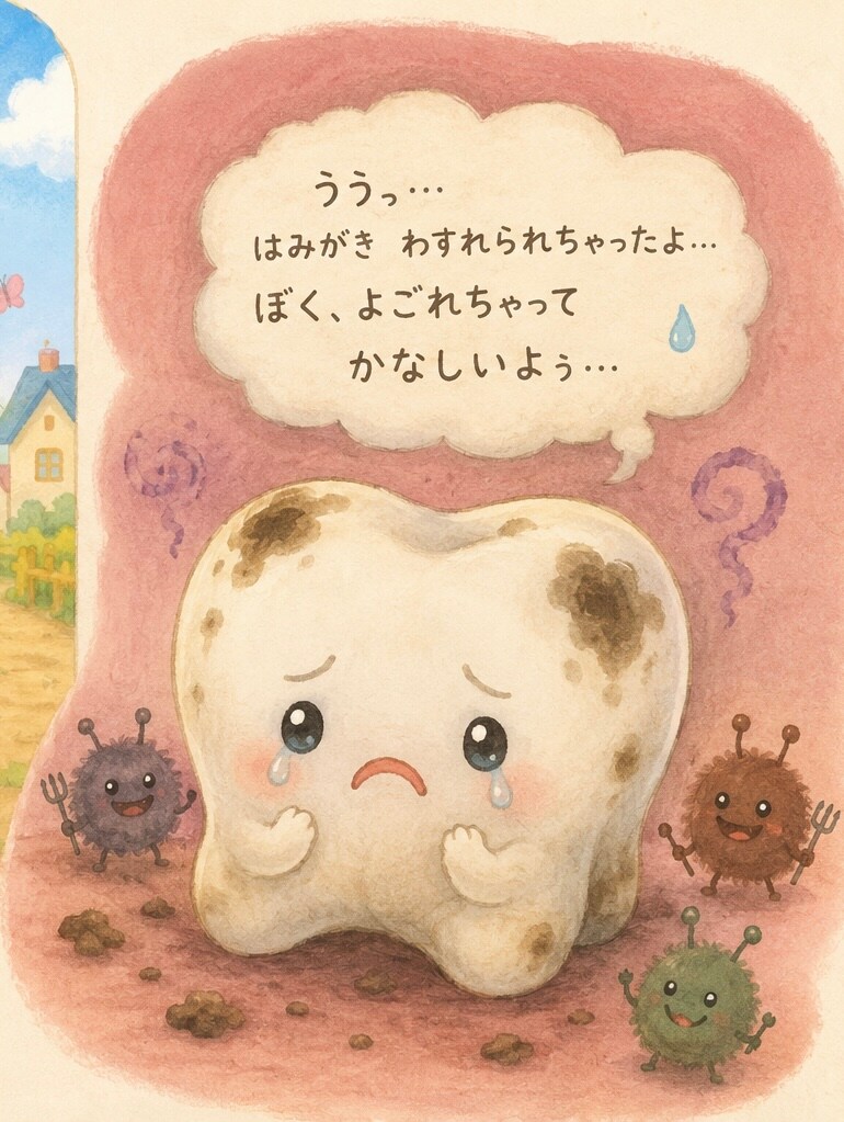 たいせつにしてもらえない歯