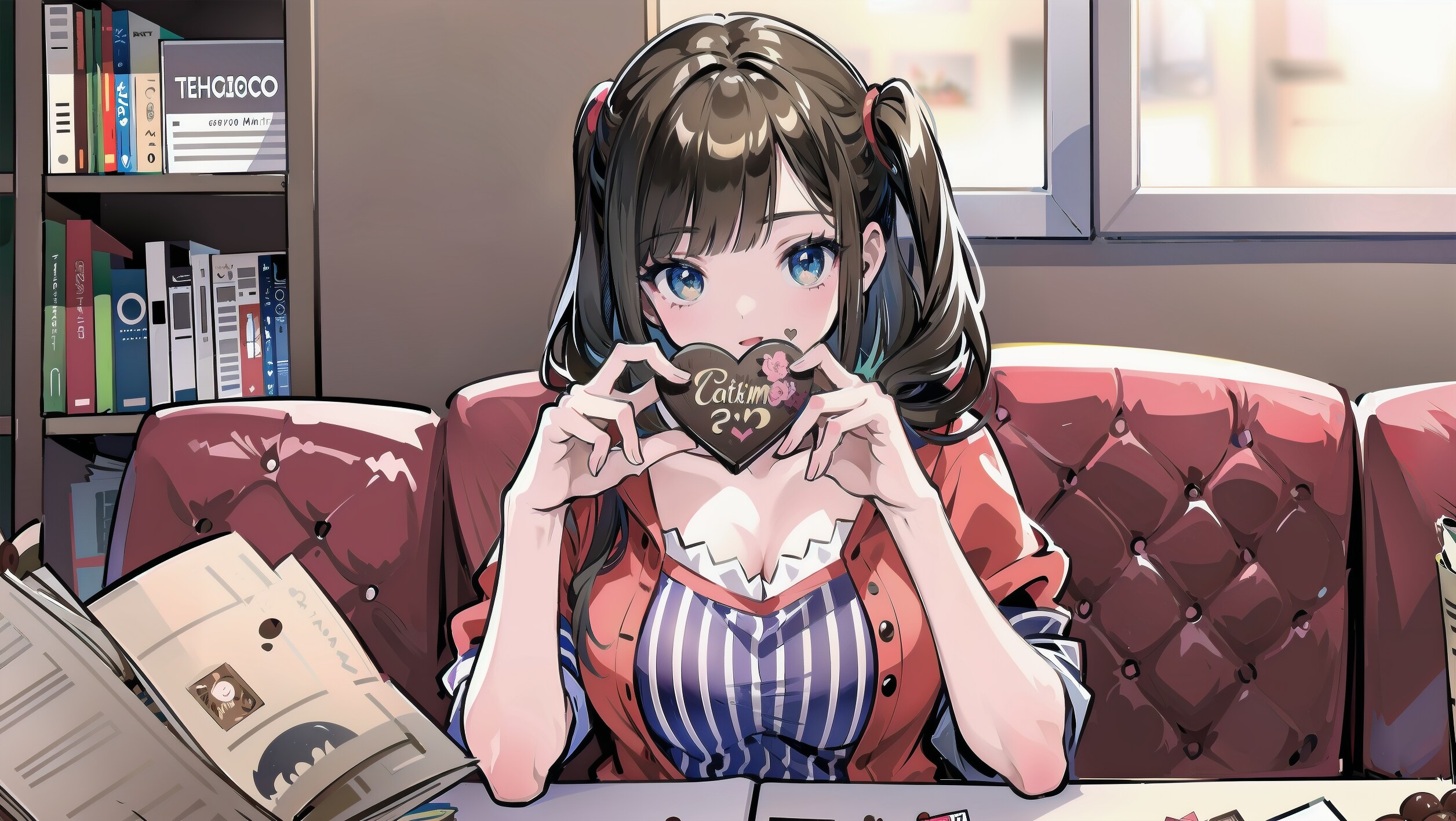 チョコ、あげる | の人気AIイラスト・グラビア