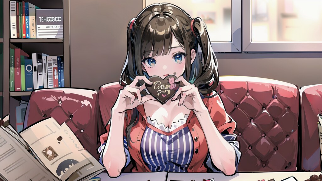 チョコ、あげる