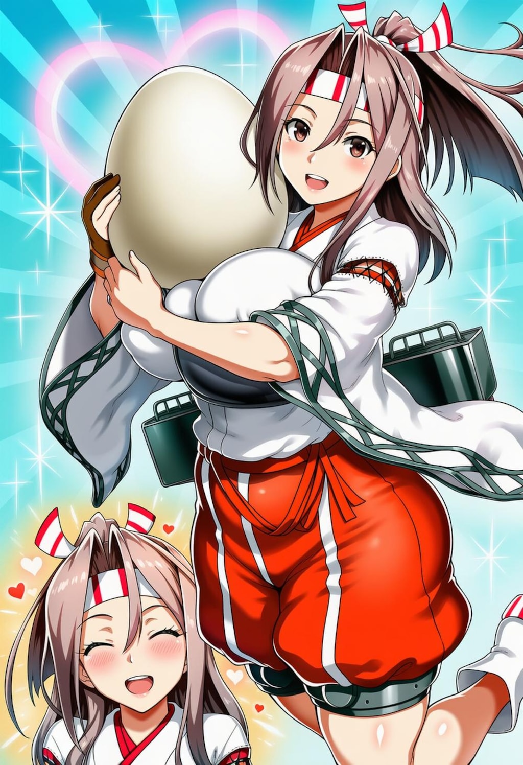 たまご食べる巫女等コスプレ産卵人妻