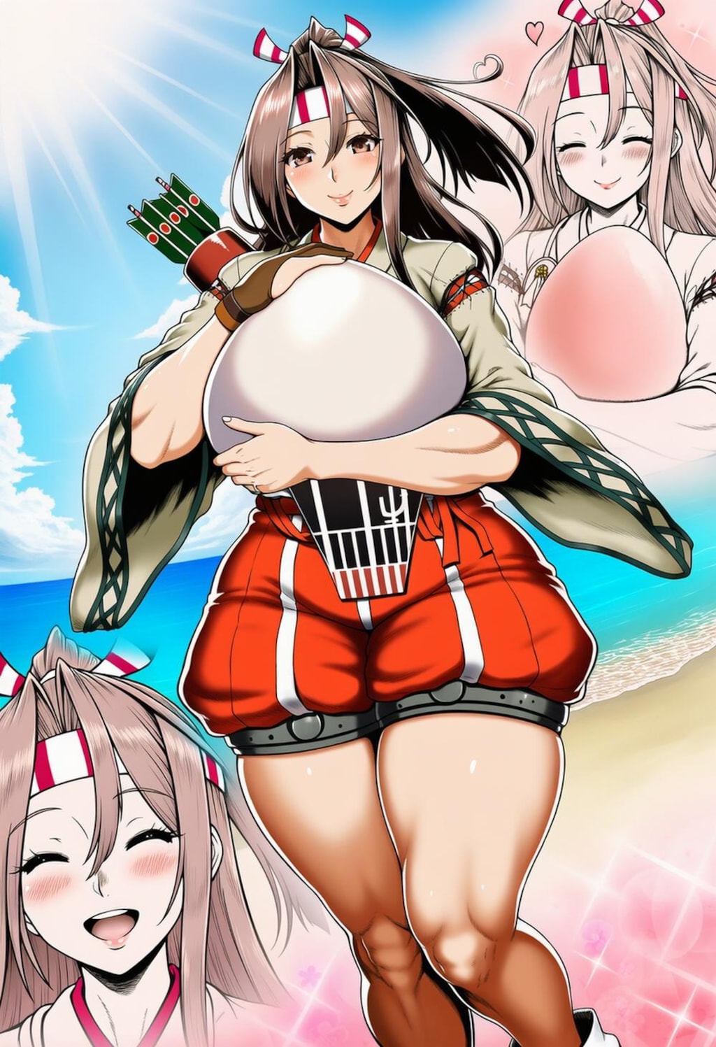たまご食べる巫女等コスプレ産卵人妻