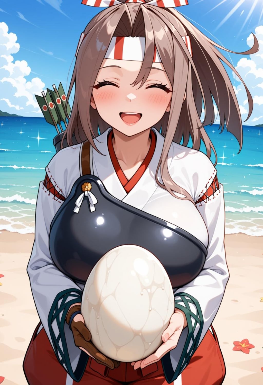 たまご食べる巫女等コスプレ産卵人妻