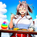たまご食べる巫女等コスプレ産卵人妻 5枚目