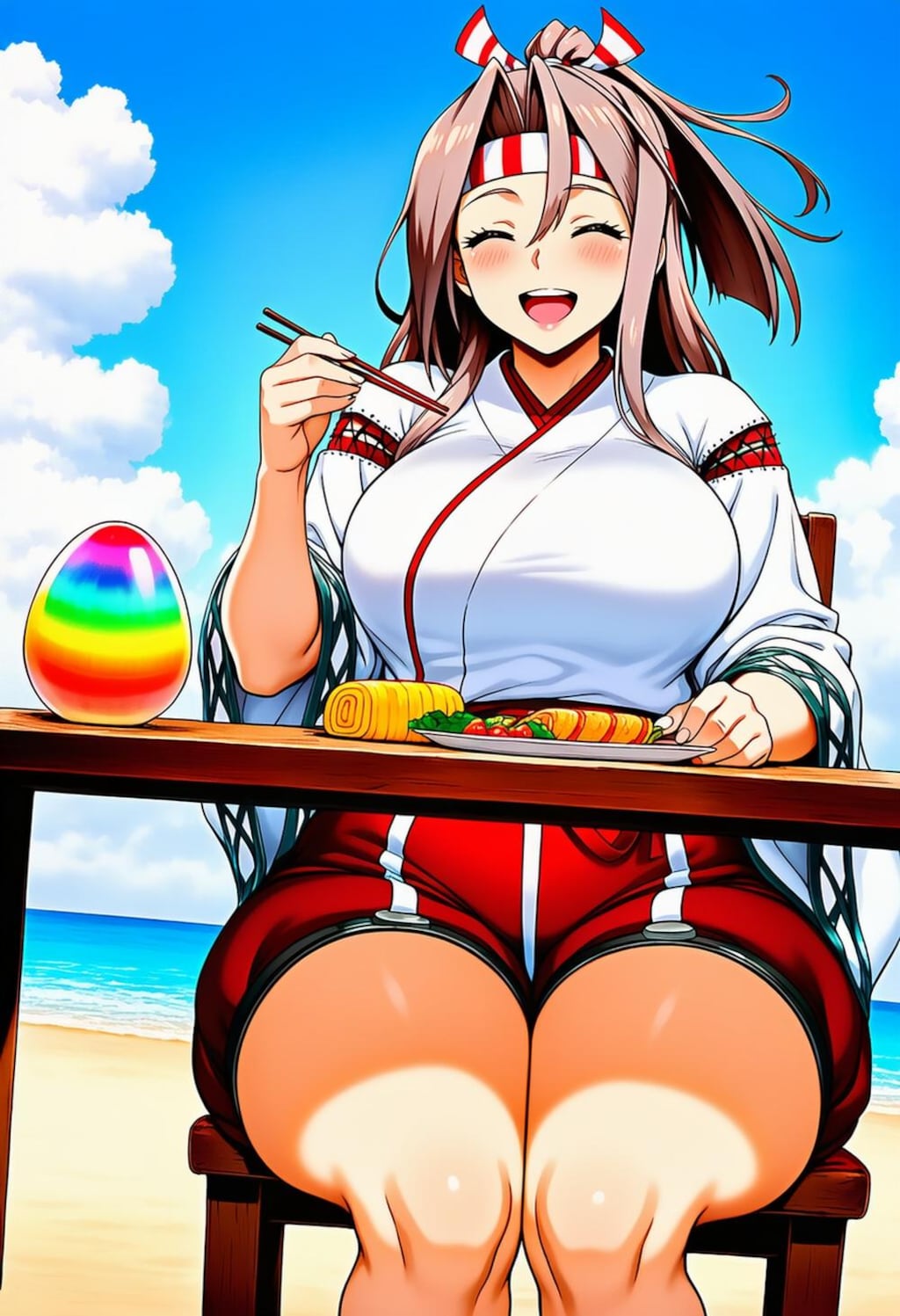 たまご食べる巫女等コスプレ産卵人妻