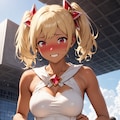 夏コミでのスカートめくり 4枚目