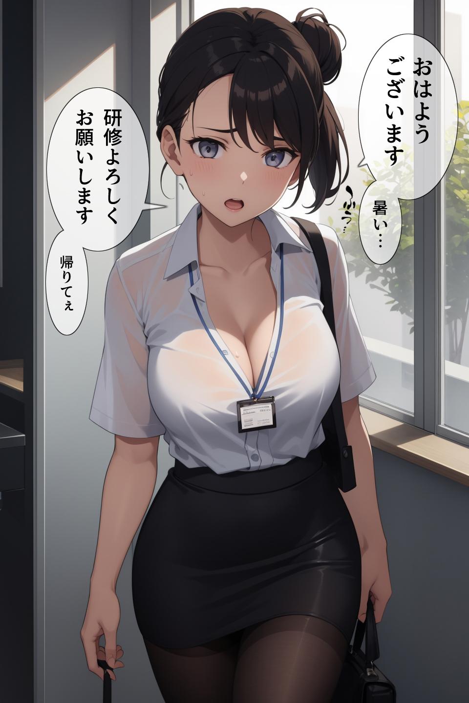 本音が漏れちゃうＯＬちゃん【全2枚】