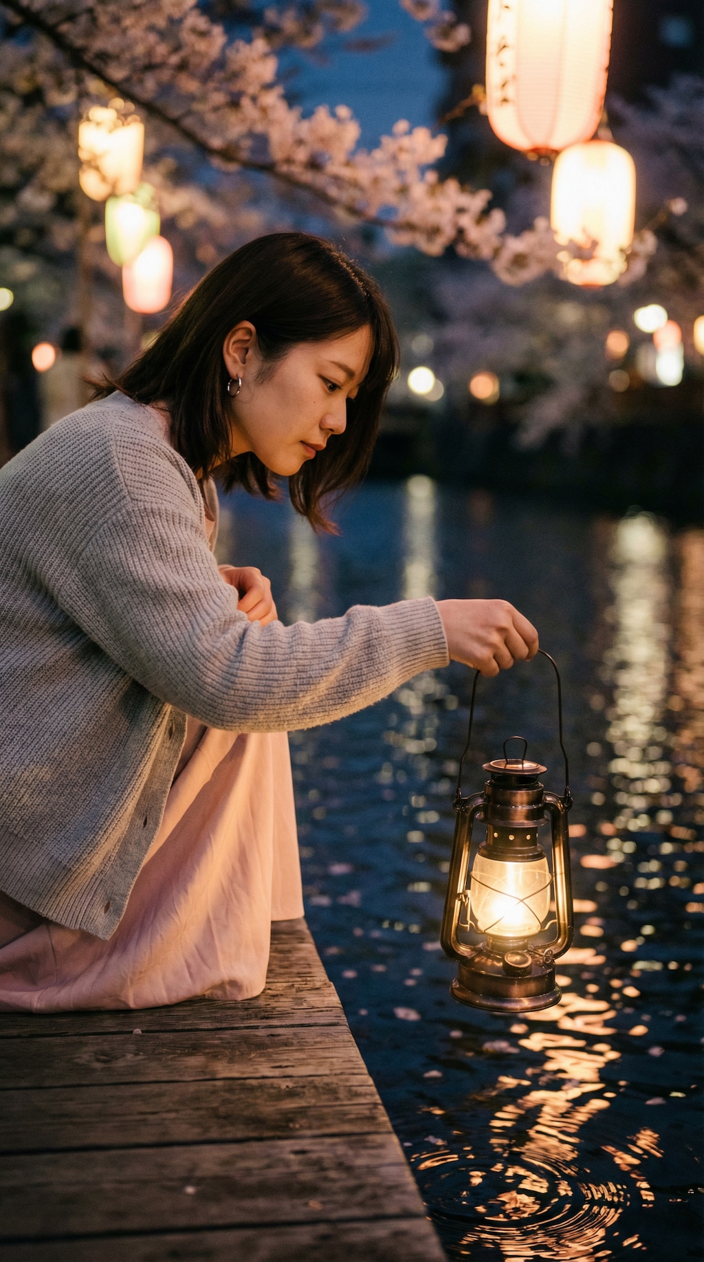 Drifting Petals of Light