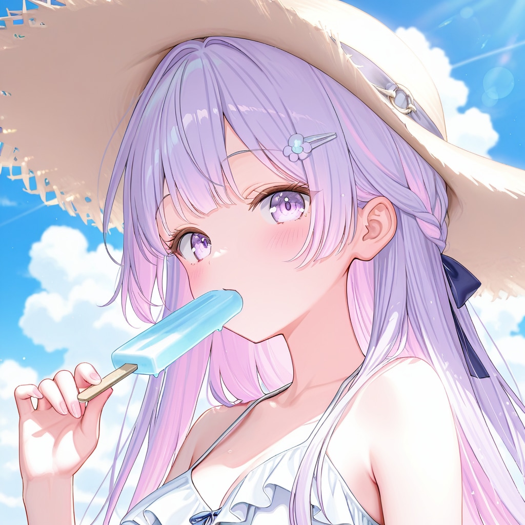 ねむちゃん115〜夏服とアイス〜