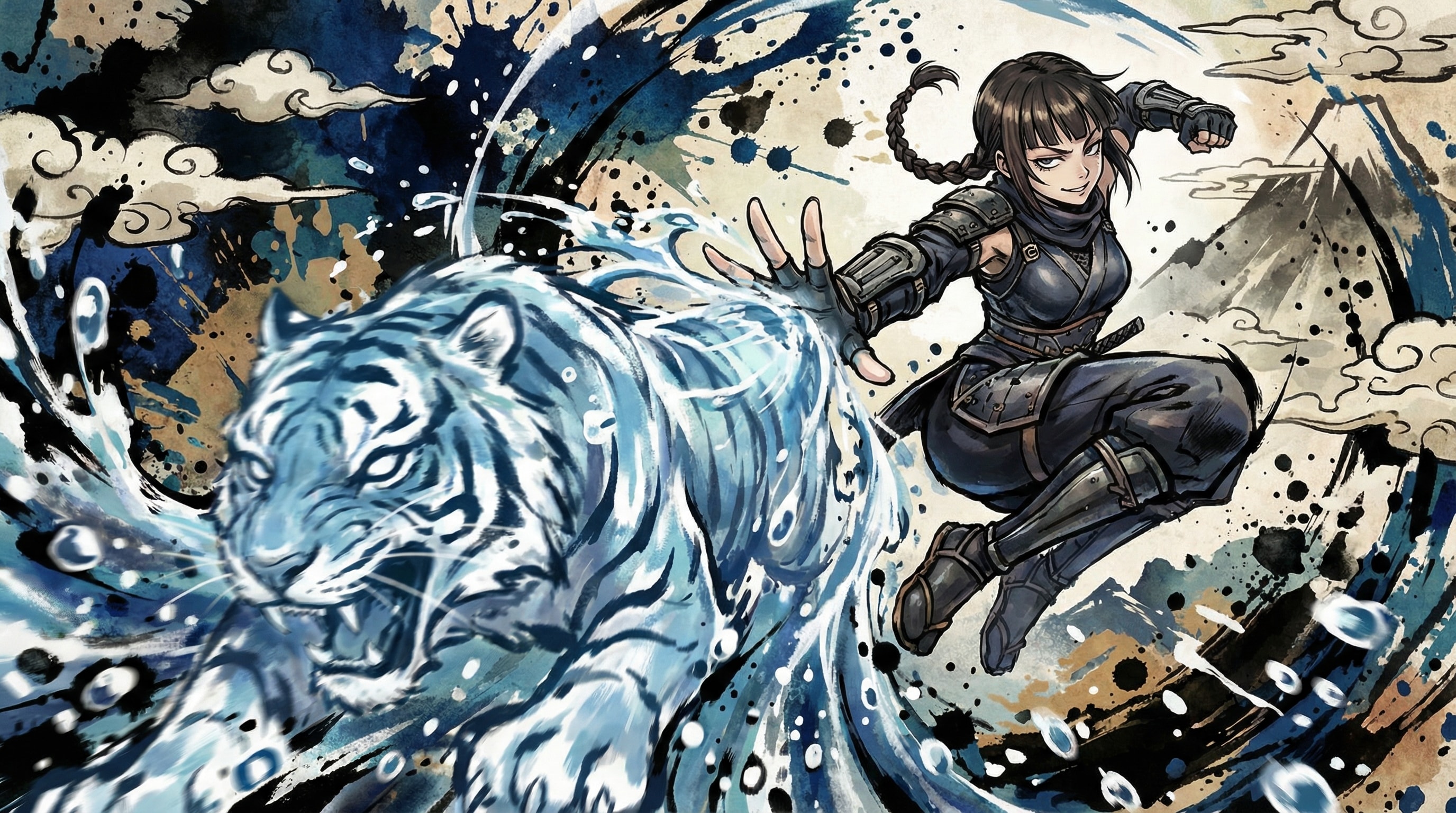 水遁の術 | の人気AIイラスト・グラビア