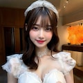 【謎画像】おっぱいポロリ200《爆発花嫁》 3枚目