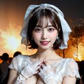 【謎画像】おっぱいポロリ200《爆発花嫁》 7枚目