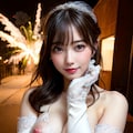 【謎画像】おっぱいポロリ200《爆発花嫁》 5枚目