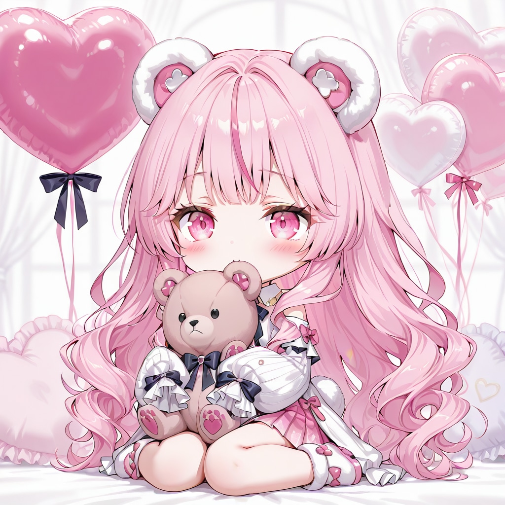 ハートバルーン | の人気AIイラスト・グラビア