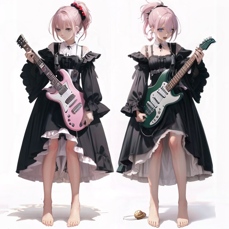 裸足の演奏隊：ギタリスト