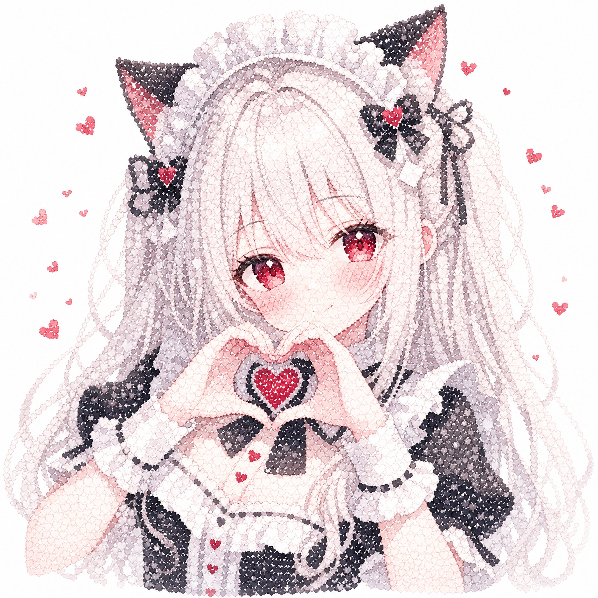made(maid) of hearts♡♡♡♡♡♡ | の人気AIイラスト・グラビア