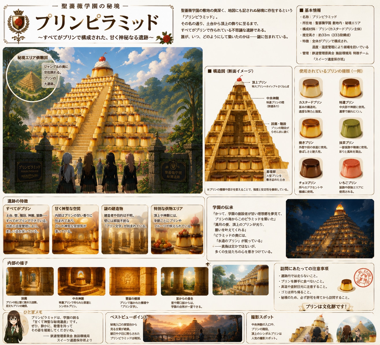 聖薔薇学園編〜プリンピラミッド〜