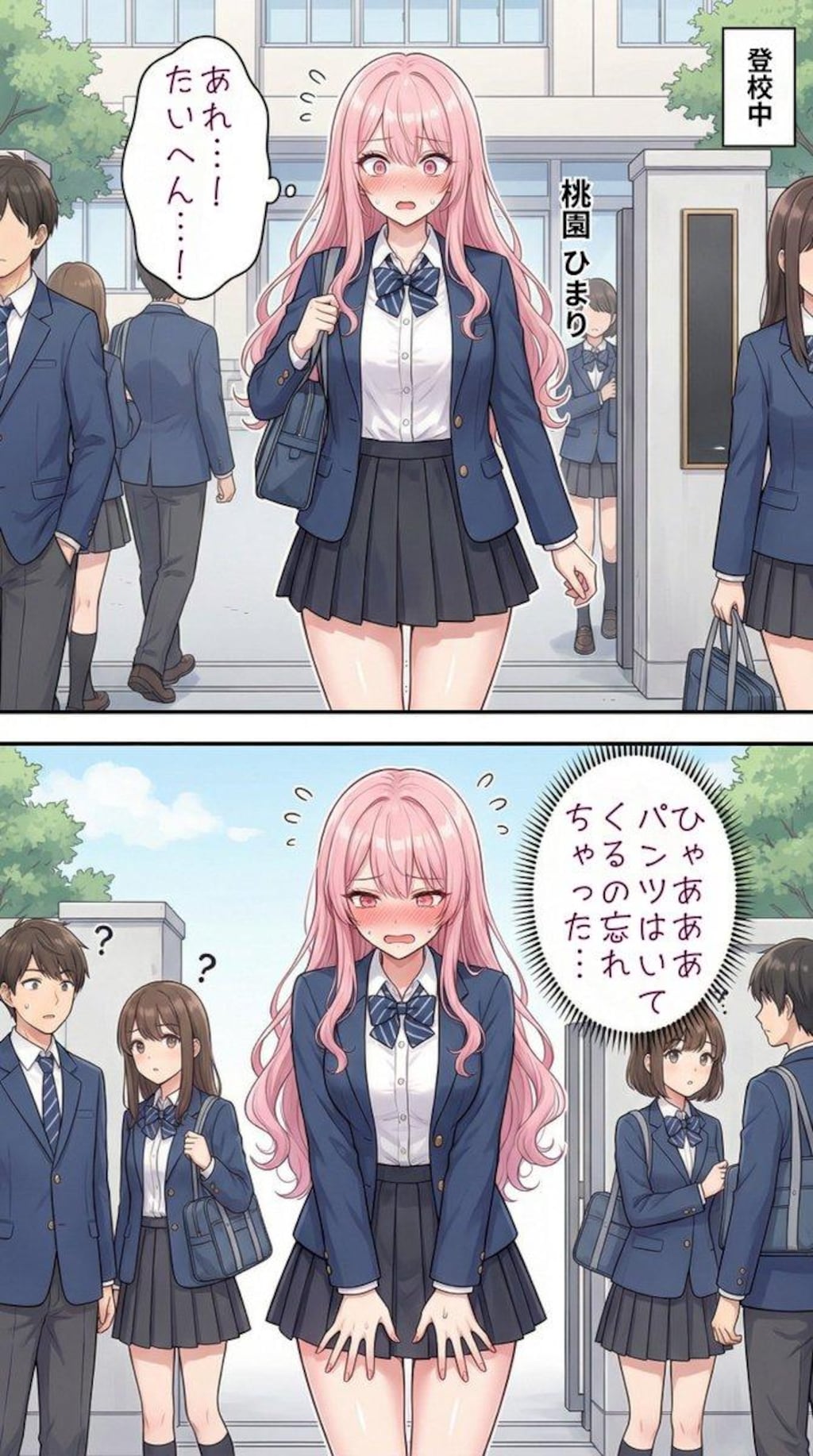 めずらしく慌てる一軍ギャルズ