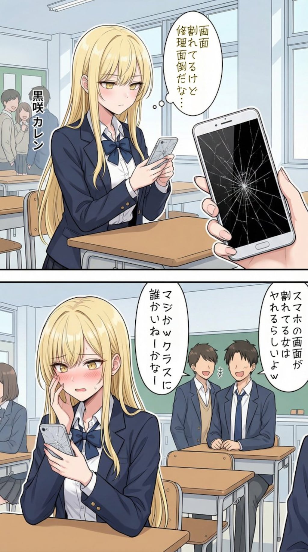 めずらしく慌てる一軍ギャルズ