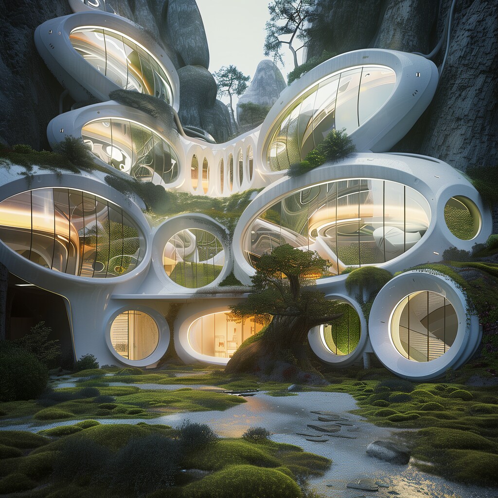 2024年変わった家。2☓☓☓年普通の家。