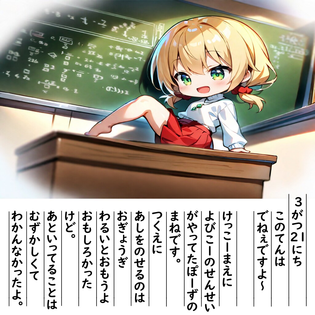 【絵日記】ゆうやくふりきってこうです！