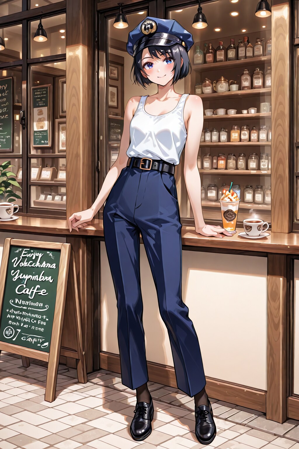 かっこかわいい婦警小網すみれの国民の文学カフェ