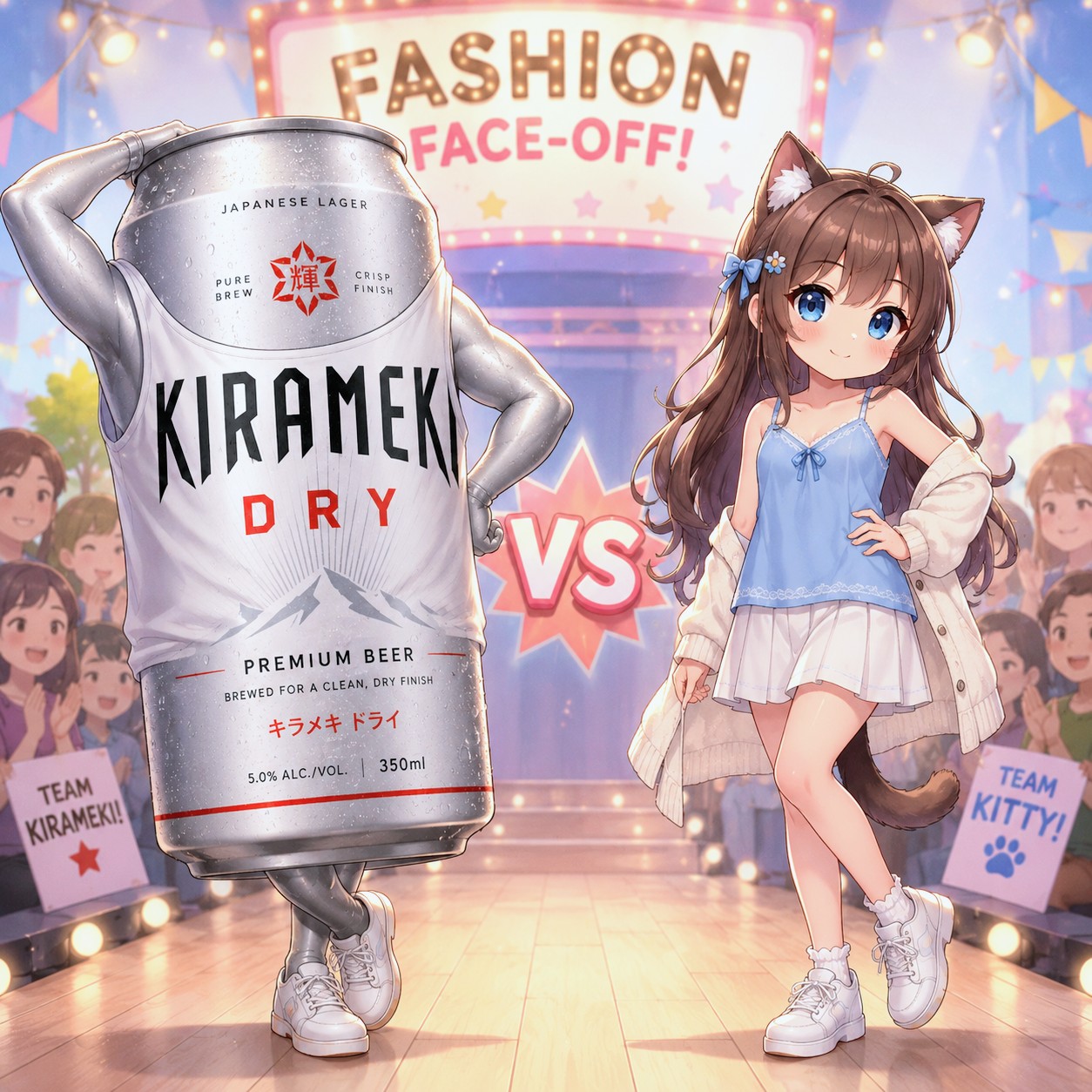 キャミ対タンクトップの小さな女の子