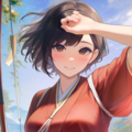 弓道少女 2枚目