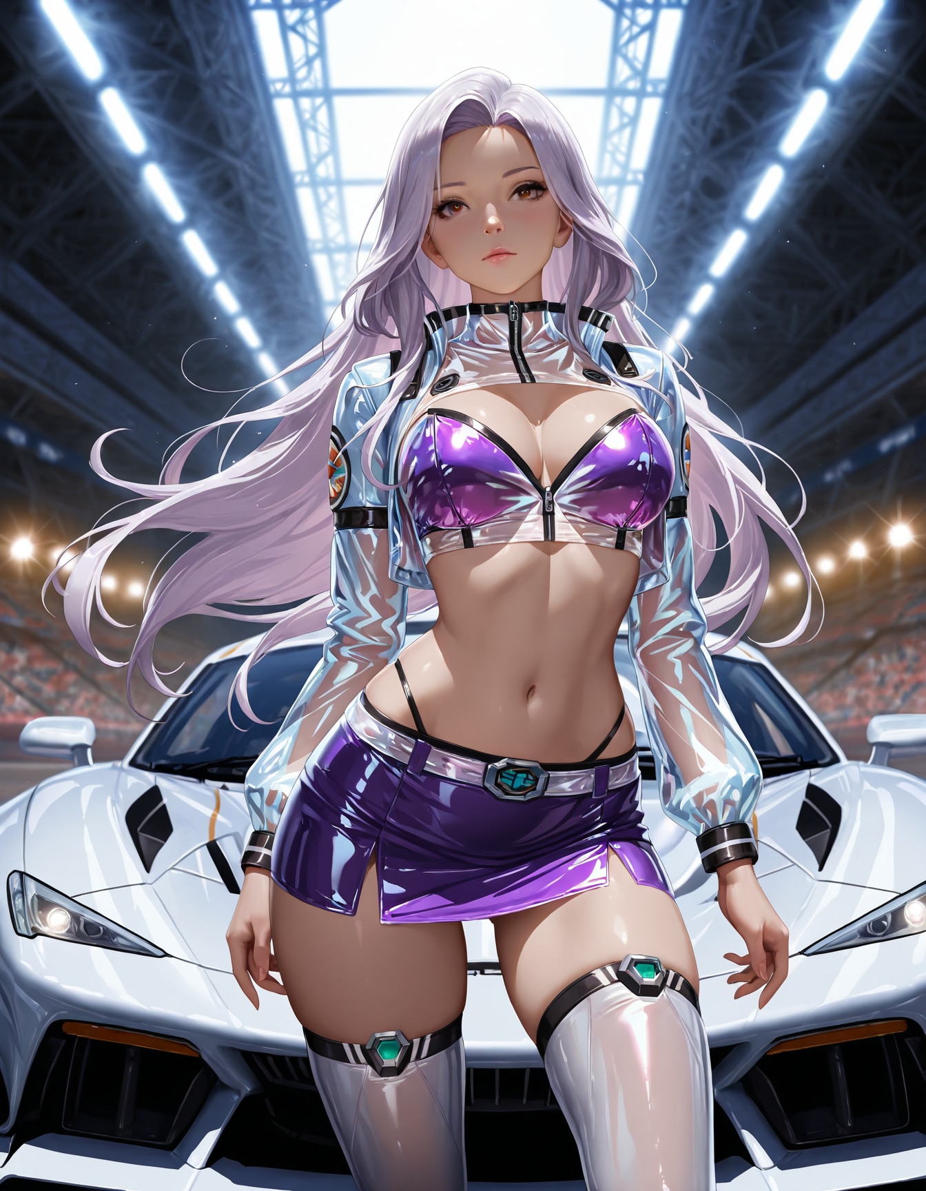 レースクイーン現る
