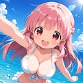南国リゾート2日目りなちゃん 2枚目