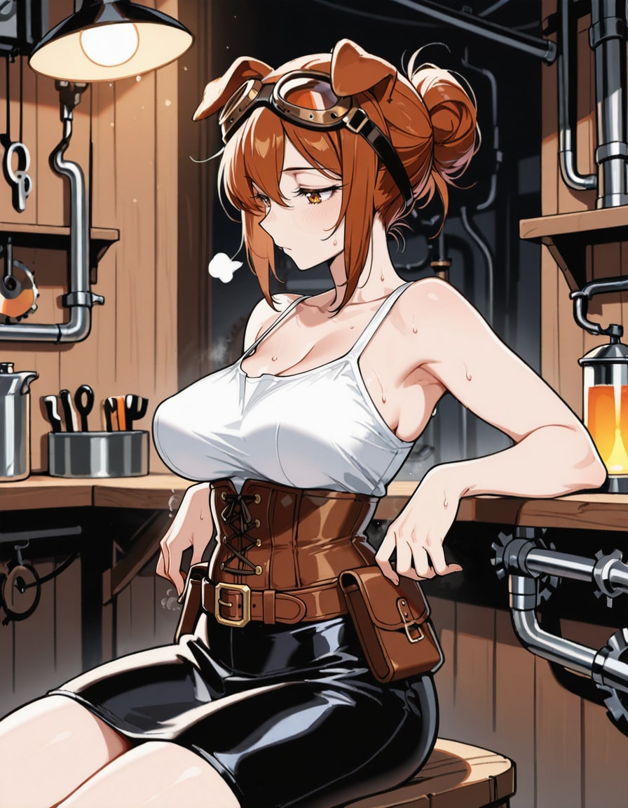 今日のわん娘 #40 「スチームパンクわん娘」