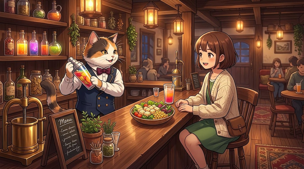 常連さんと猫支配人