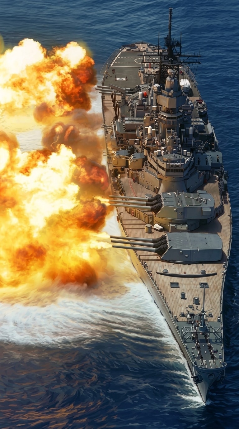 【USS Iowa BB-61】 | の人気AIイラスト・グラビア