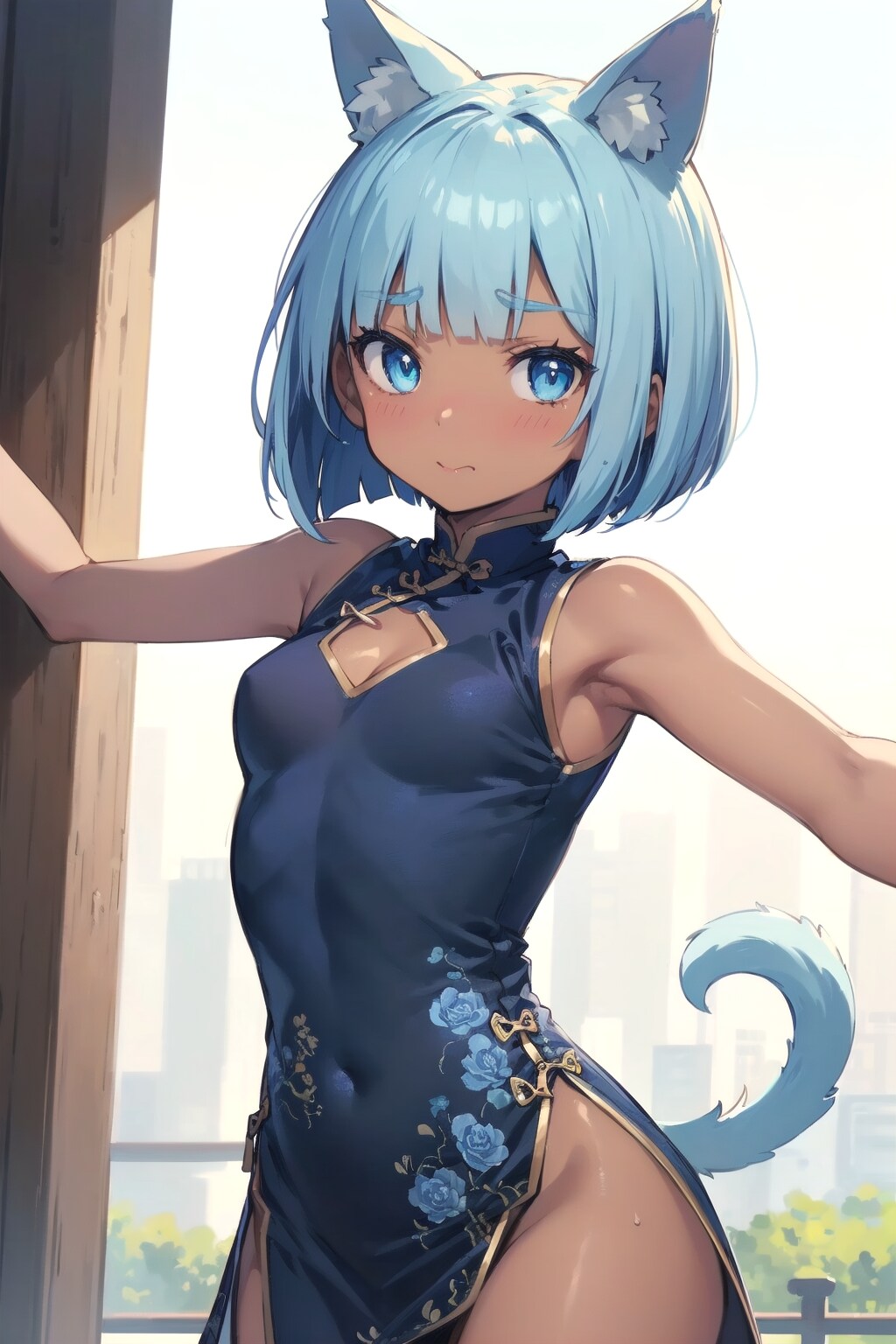 に、にゃあ？